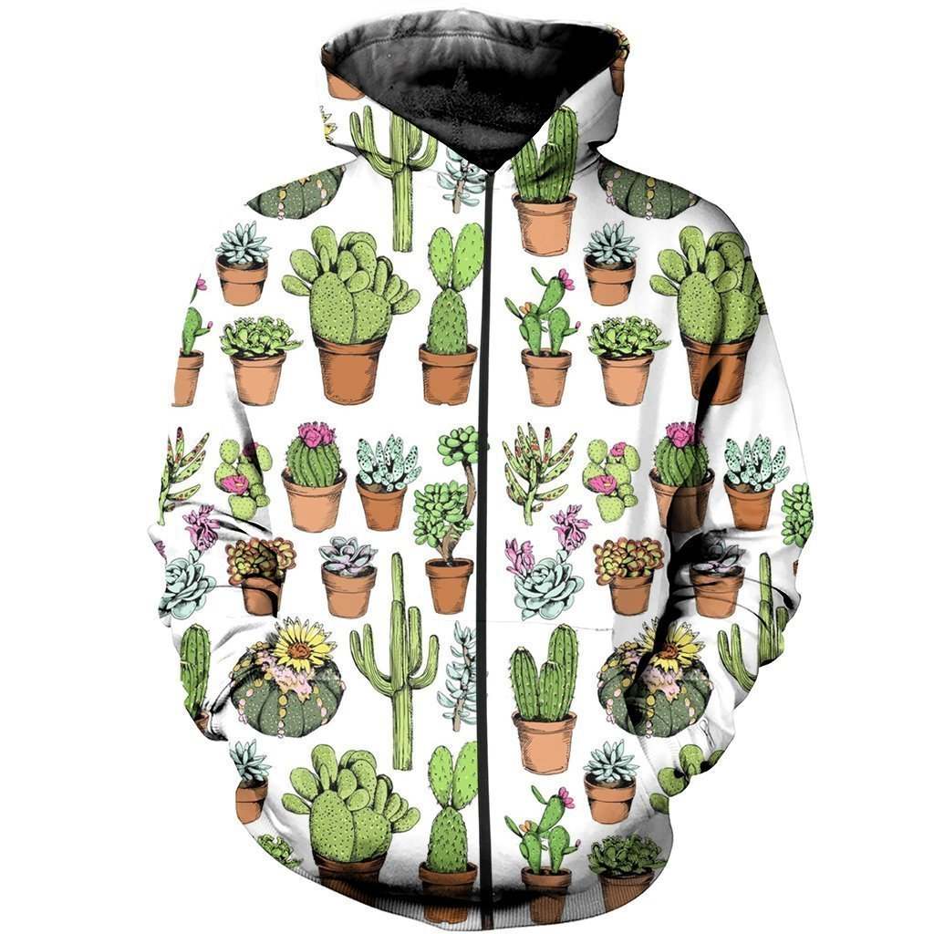 3D All Over Printed Cactus flower pot Shirts
