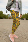 3D All Over Printing Butterfly Garden And Sunflowers Hoodie Dress