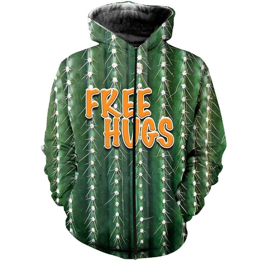 3D All Over Printed Hugs Cactus Shirts
