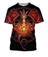 All Over Print Red Dragon