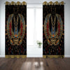 Awesome hoodie - Digital Printing 3D Horse with Wings Curtain Drops 2 Piece Soundproof Grommet Window Drapes for Drawing Room THC033