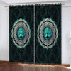 Awesome hoodie - Digital Printing 3D Draperies Tree Drawing Room Grommet Curtain THC032