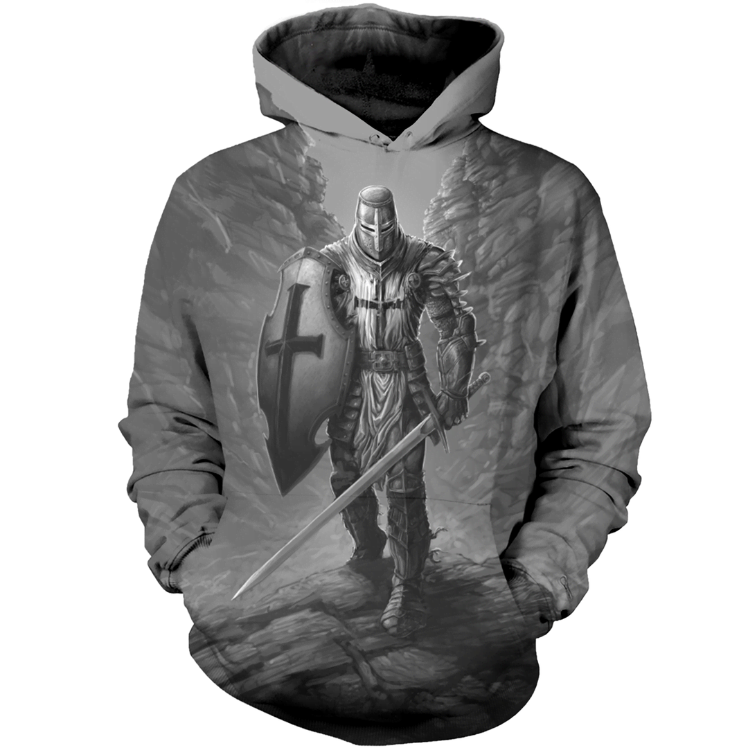 3D All Over Printed Knights Templar Shirt