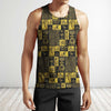 All Over Printed Egyptian God And Symbols