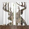 Awesome hoodies - Antler Deer Nature Silhouette Curtains - QK3207