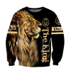 3D All Over King Lion Hoodies for Men and Women, T-Shirt, Zip Hoodies, Sweatshirt DTK004