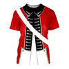Awesome Hoodies 3D All Over Print  Revolutionary War Uniform for Men and Women Hoodie, T-Shirt, Zip Hoodies, Short.