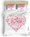 Awesome Hoodies 3D all over print  LOVE SWAN  Bedding SET very cool  VND0024