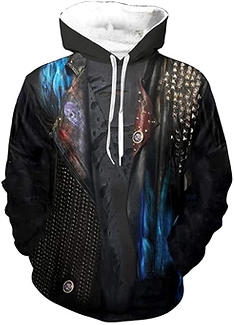 Chaos World 3D Hoodies for Men's and unisex, very cool-9