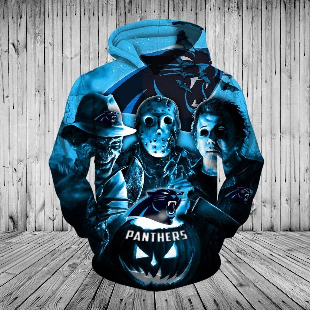 Awesome hoodie 3D All Over Print  Carolina Panthers Rugby for Men and Women Hoodie, Funy Panda.
