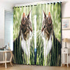 Awesome hoodied 3D all print Love Cat Curtains  skull - VNC0032