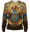 All Over Printed Egyptian Scarabs