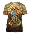 All Over Printed Egyptian Scarabs