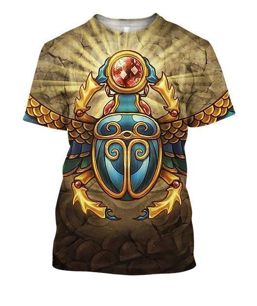 All Over Printed Egyptian Scarabs