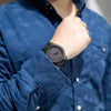 MY HEARTH WALKS WITH YOU - FROM MOM TO SON ENGRAVED WOODEN WATCH