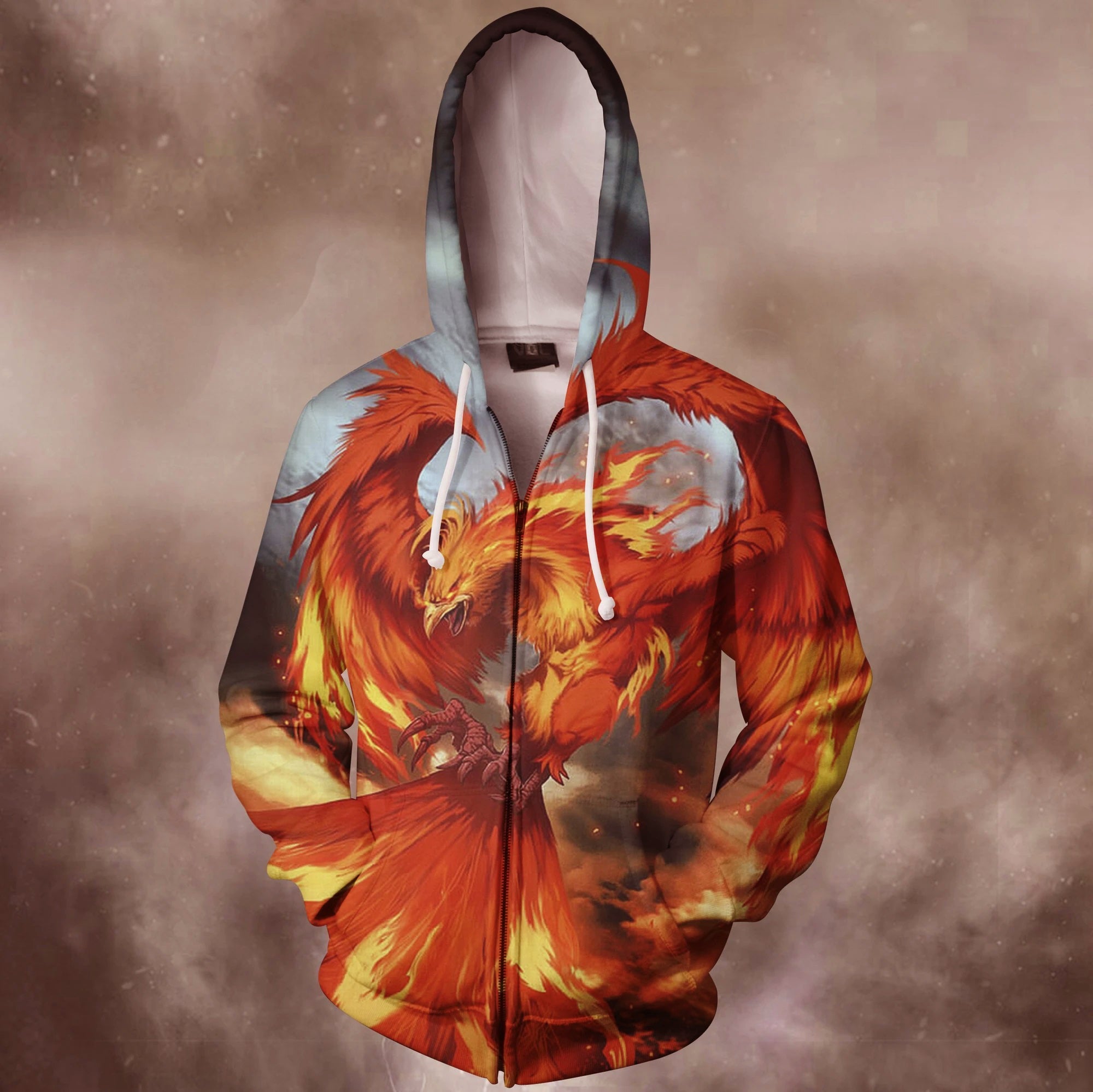 AwesomeHoodie 3D All Over Printing Fire Phoenix hoodie-Unisex Fashion-VERY COOL