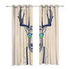 Awesome hoodies - Vivid Deer Antler Funny Curtains - QK3208
