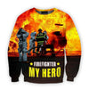 All over printed firefighter shirt Hb1