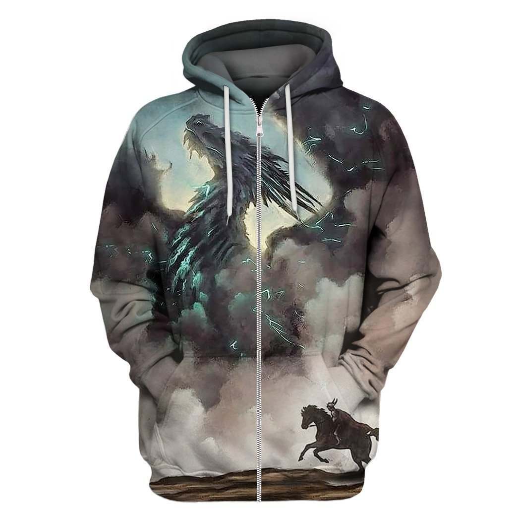 3D All Over Print Dragon Shirt 14