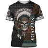 Awesome Hoodie 3D All Over Print Native Blood Loving Skull for Men and Women Hoodie, T-Shirt, Zip Hoodies, Sweatshirt HBC120