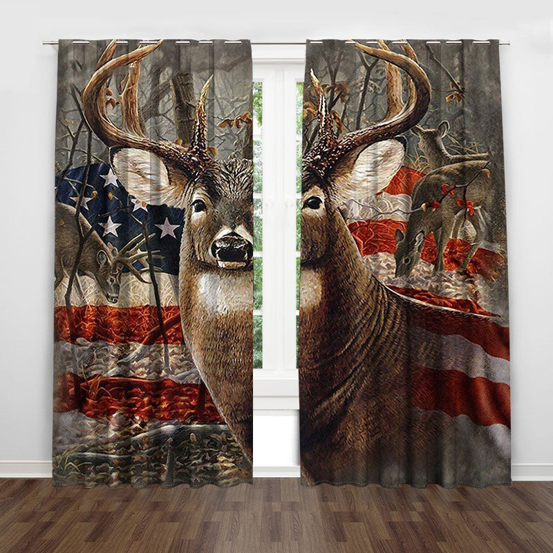 Awesome hoodies - Deer Curtains - QK3203