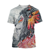 3D All Over Print Colorful Lion for Men and Women, T-Shirt, Zip Hoodies, Sweatshirt HBC0030