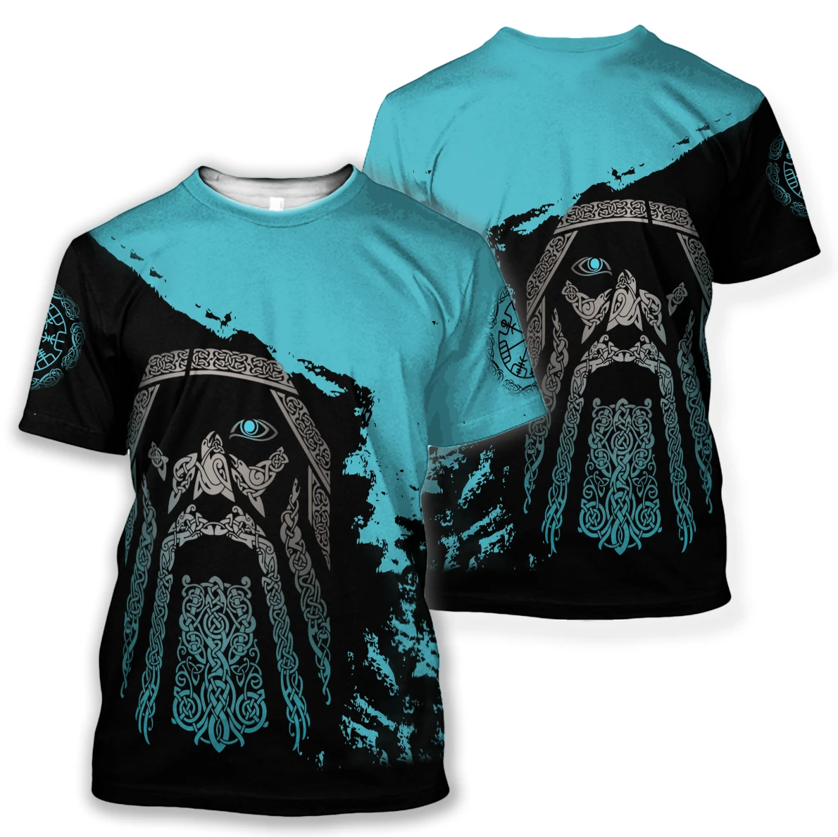 Awesome hoodie 3d all print Viking Odin - Wotan Special Blue for Men and Women, T-Shirt, Zip Hoodies, Sweatshirt NQ0028