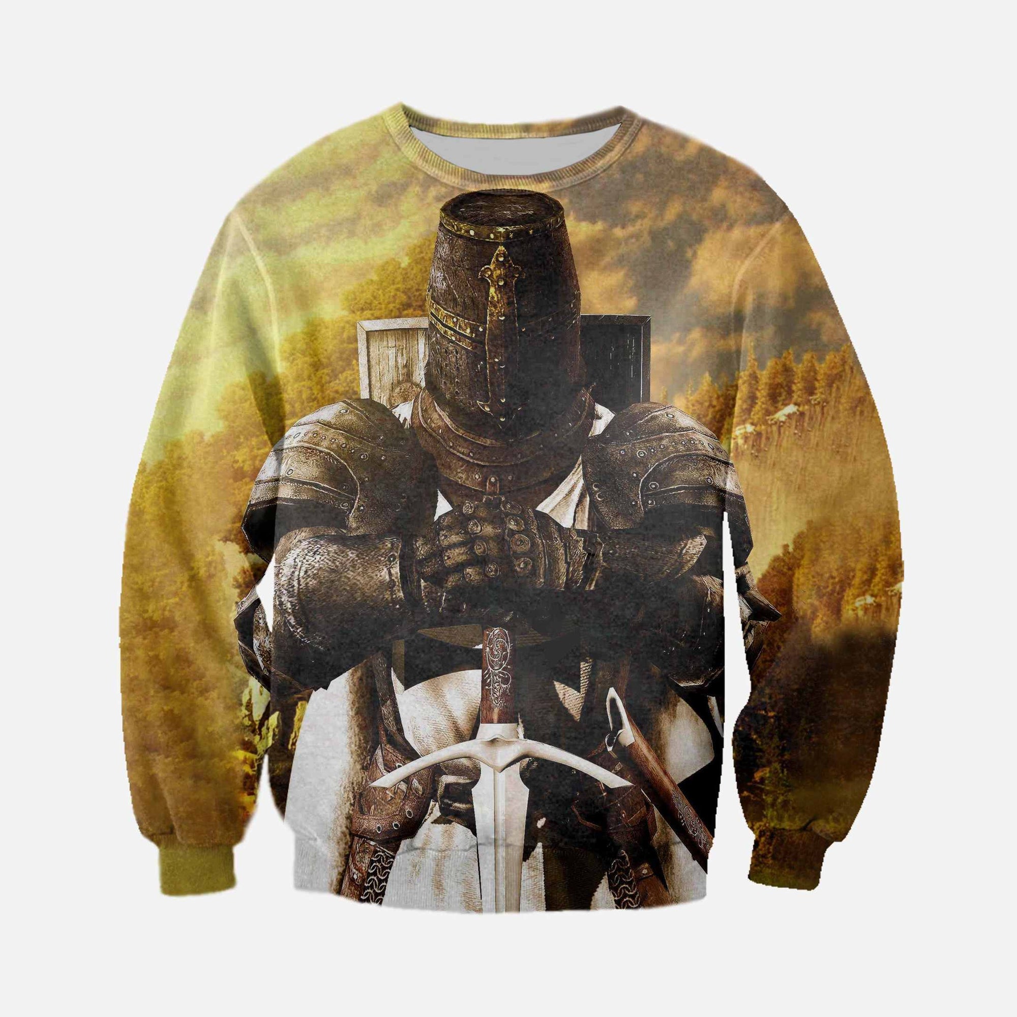 3D All Over Printed Teutonic Knight Clothes
