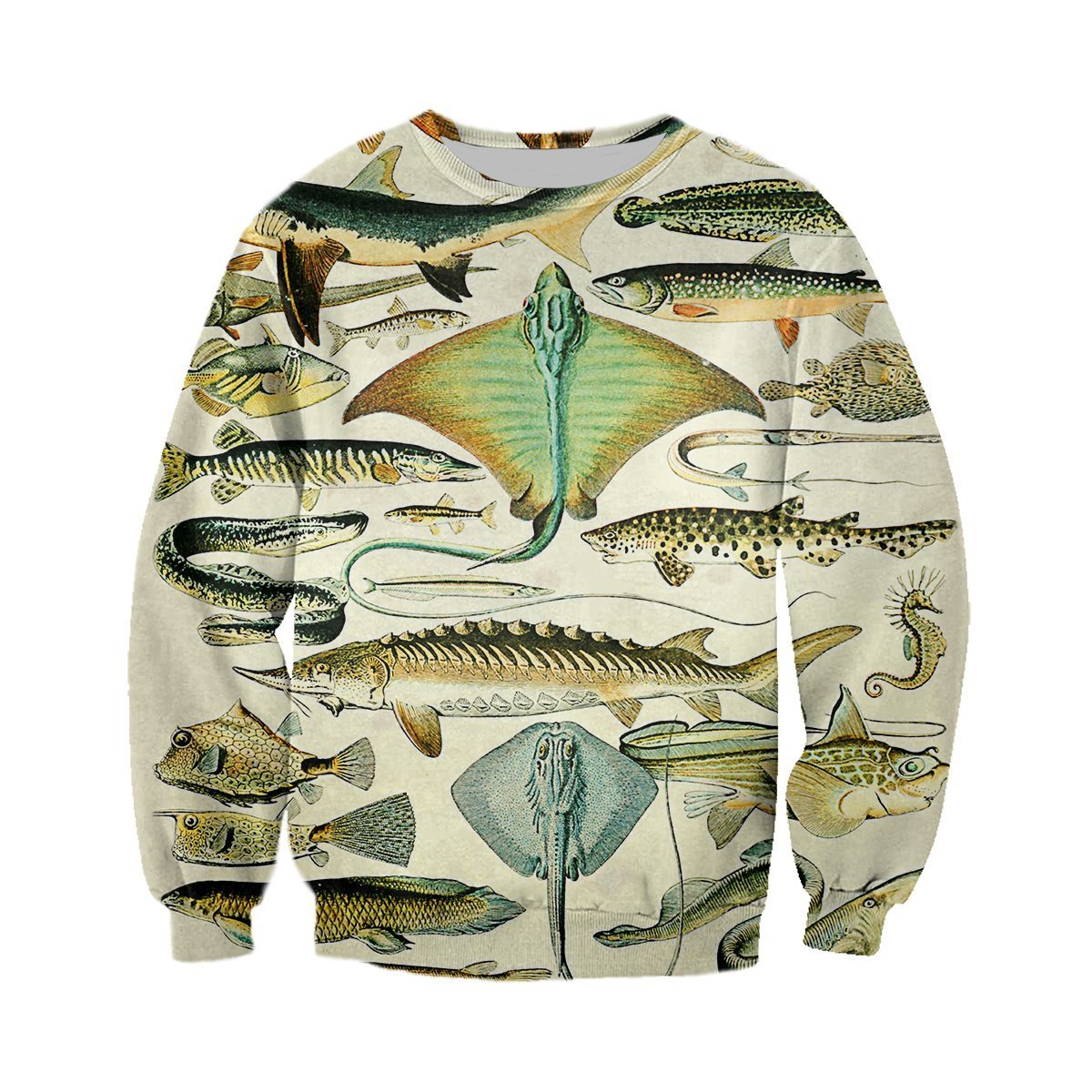 3D All Over Printed Fish Collection Shirts And Shorts
