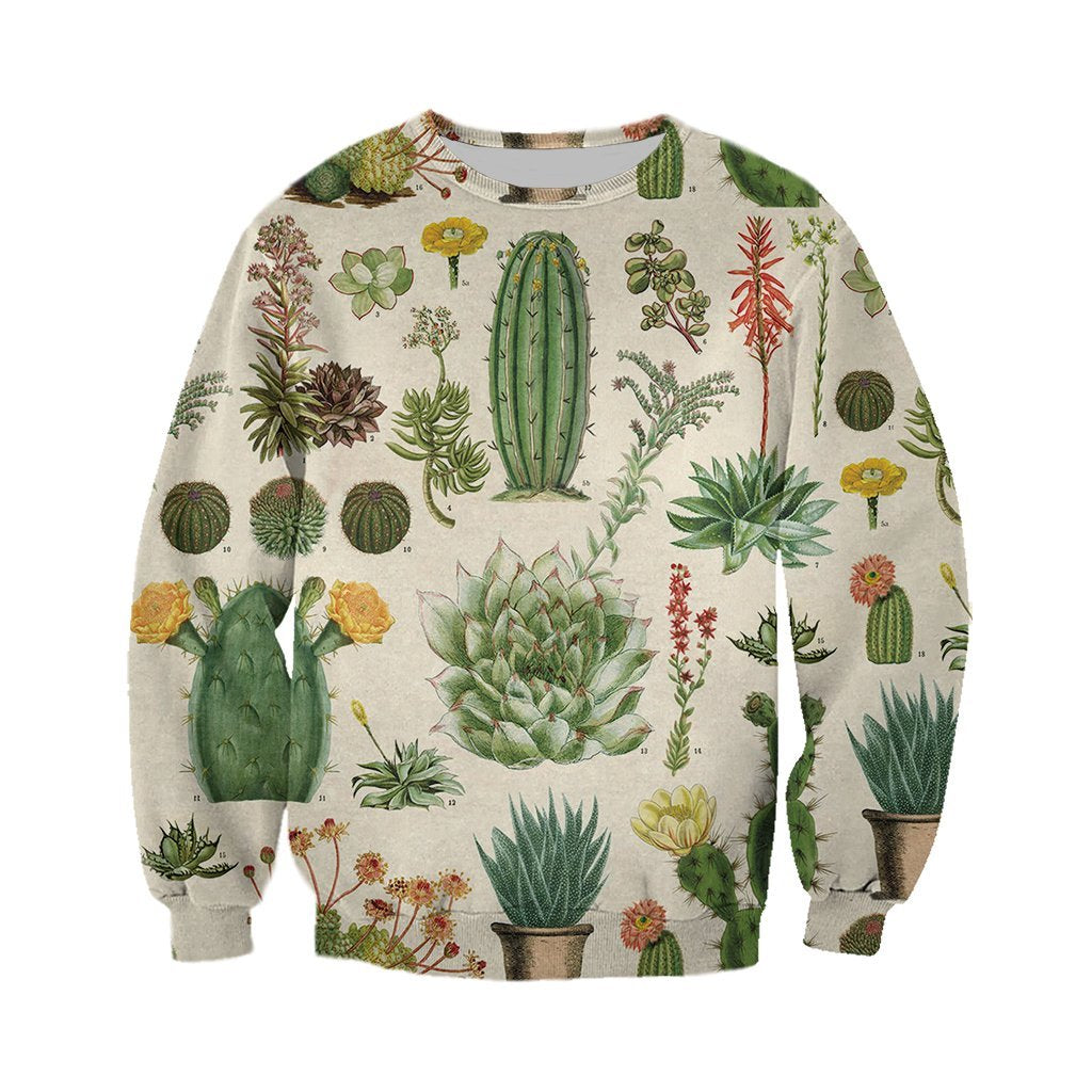 3D All Over Printed Succulent Shirts And Shorts