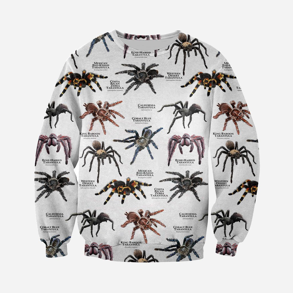 3D All Over Printed Tarantulas of the World Shirts And Shorts