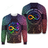 Awesome hoodie 3d all print Autism Mandala for Men and Women, T-Shirt, Zip Hoodies, Sweatshirt NQ405