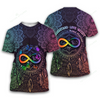 Awesome hoodie 3d all print Autism Mandala for Men and Women, T-Shirt, Zip Hoodies, Sweatshirt NQ405