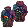 Awesome hoodie 3d all print Autism Mandala for Men and Women, T-Shirt, Zip Hoodies, Sweatshirt NQ405