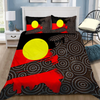 Awesome Hoodied 3D all over print Aboriginal Flag and Pattern Bedding Sets NQBS0013