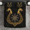 Awesome Hoodied 3D all over print Viking Bedding Set, Aegishjalmur Helm Of Awe Bedding Sets NQBS0027