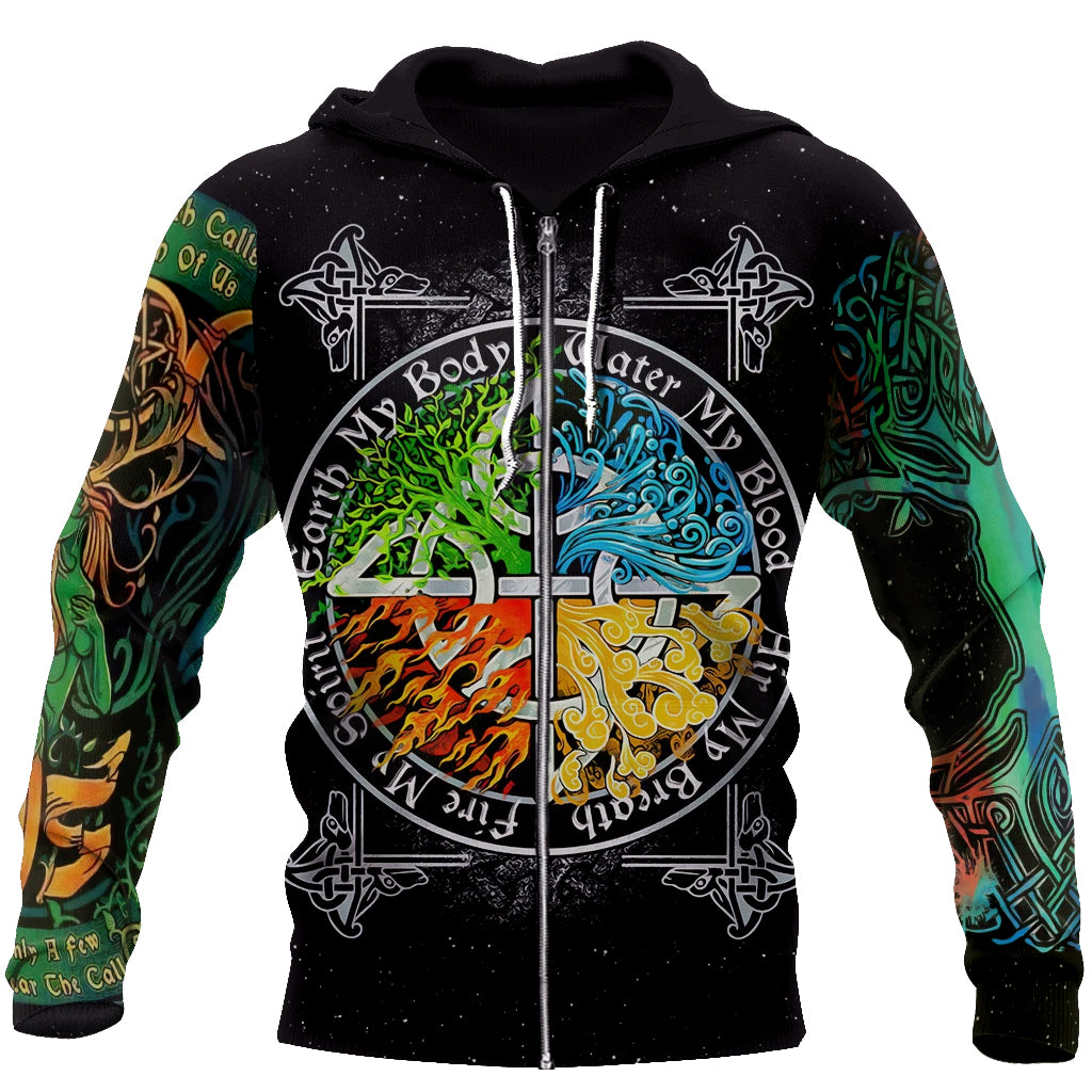 Awesome hoodie 3d all print Alchemy Four Elements for Men and Women, T-Shirt, Zip Hoodies, Sweatshirt NQ0056