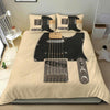 Awesome Hoodied Superb Electric Guitar Bedding Set Black DCB002