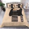 Awesome Hoodied Superb Electric Guitar Bedding Set Black DCB002