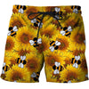All Over Printing Sunflower Bee Flower Shirt