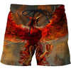 3D All Over Printing Monsters of fire Phoenix Shirts