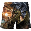 3D AOP Dragons Zip Hoodie