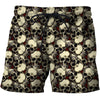 3D AOP The Skull Rose Red Shirts