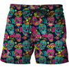 3D All Over Print Colorful Skull Shirts