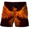 3D All Over Printing Fire Phoenix Flying Hoodie