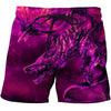 3D All Over Print Dragon Flying Purple Hoodie