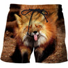 3D All Over Printed Fox Art Shirts and Shorts