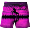 3D All Over Print Silhouette Hourse Shirts