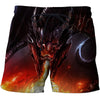 3D All Over Print Dragon With Fire Shirts