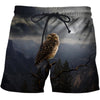 3D All Over Print Owl Drinking Coffee Shirts